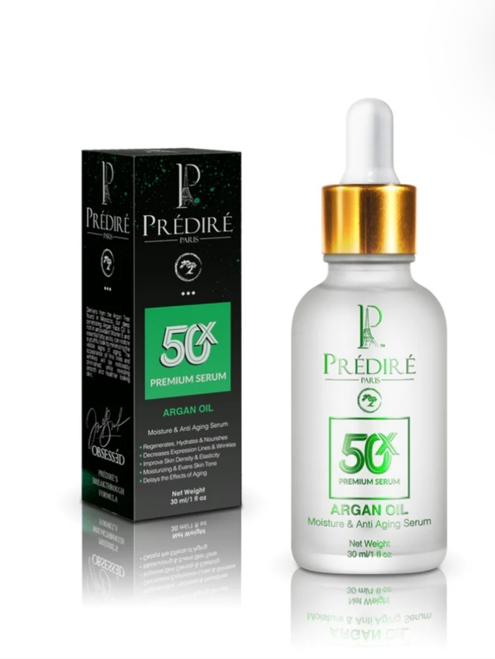 Predire Paris

Predire Paris 50X Premium Argan Oil Moisture & Anti-Aging